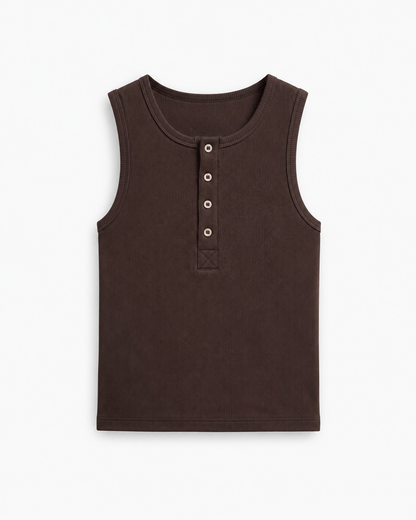 VBS FİTİLLİ DÜĞMELİ TANK TOP ATLET