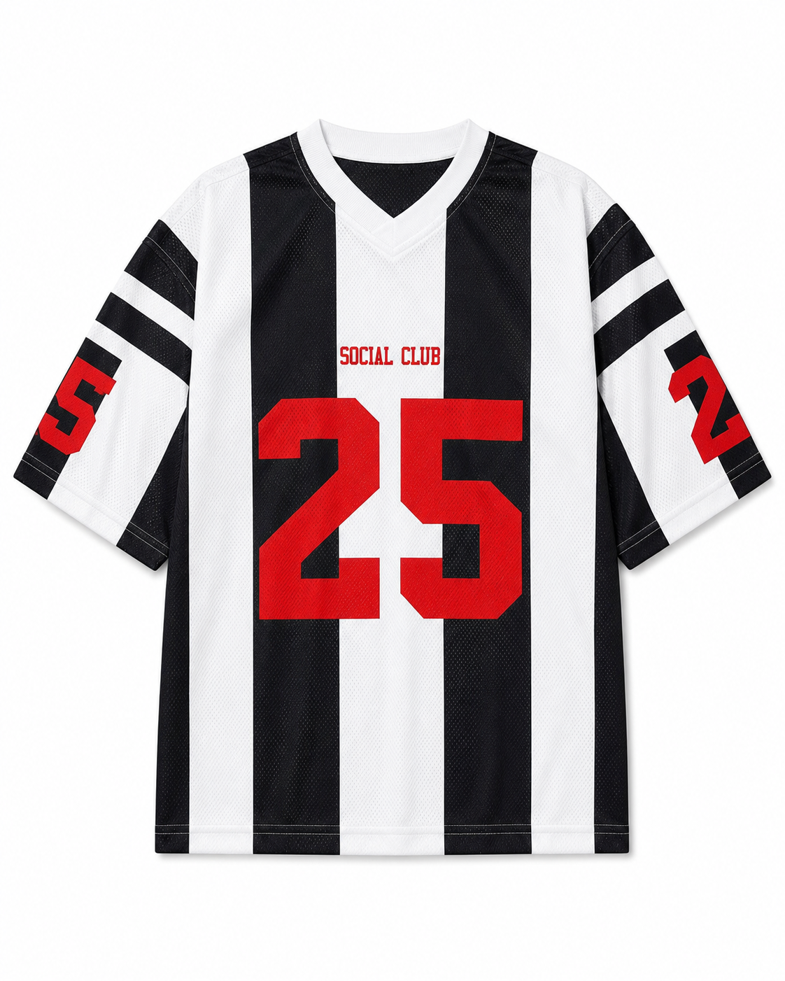 MESH JERSEY OVERSİZE FOOTBALL TİŞÖRT
