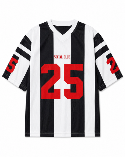 MESH JERSEY OVERSİZE FOOTBALL TİŞÖRT